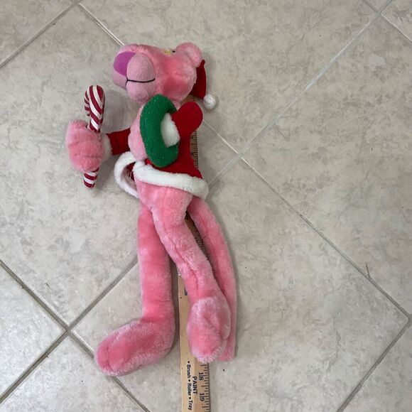 United Artist Toy Network Pink Panther Christmas Plush 2002 17”Tall - Picture 8 of 11